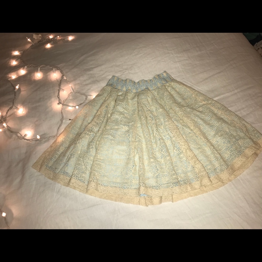 Lace over Lace Skirt — Francesca’s